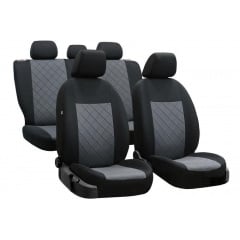Авточехлы на сиденье для RENAULT Captur 2013-2019 mk I; SUV Pok-ter Craft Line с серой вставкой Виноградів