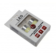 Комплект светодиодных ламп LED QLine 7440 W21W White CANBUS 2 шт Жмеринка