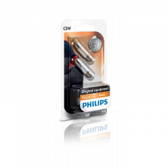 Автолампа ук. PHILIPS 12844B2 C5WX35mm 12V 5W SV8,5 2pcs. blister Костополь