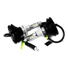 Комплект LED ламп AllLight X3 H7 50W 6000K 6000lm с радиатором и светофильтрами (3000K/8000K) Хмельницький