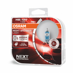 Автолампа OSRAM 64212NL H8 Night Breaker LASER NG +150% 35W 12V PGJ19-1 HardDuopet Луцк