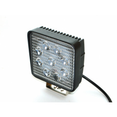 Светодиодная фара AllLight 06type 27W 9chip EPISTAR spot 9-30V (тонкий радиатор) Мелітополь