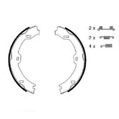 Тормозные колодки Bosch задние MB CLS (C219)|E-Class(W211,S211)|SL(R230) 0986487666 Кропивницький