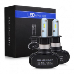 Лампы светодиодные LED 8000lm с цоколем H3 мощностью 50W и цветовой температурой 6500K XPRO COKOL LED S1-H3 Ровно