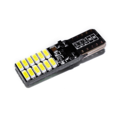 Светодиодная лампа AllLight T10 24 диода 4014 W2,1x9,5d 12V WHITE + обманка и драйвер Чернівці