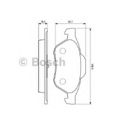 Тормозные колодки Bosch дисковые передние RENAULT Laguna/Laguna Estate/Break 0986494034 Київ