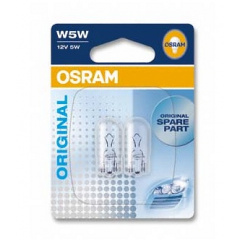 Автолампа ук. OSRAM 2825-02B W5W 12V W2.1X9.5D 10X2 Blister Черкаси
