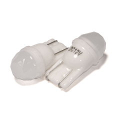 Светодиодная лампа StarLight T10 1 диод COB 12V 0.4W WHITE / матовая линза / CERAMIC Київ