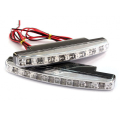 Дневные ходовые DRL огни RAV 018 2 планки Белый (hub_np2_1263) Киев