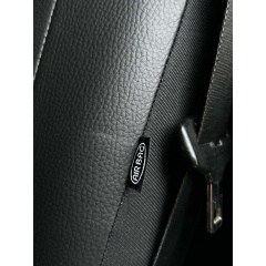 Авточехлы из эко кожи GEELY GХ2 2012- (2002-2011) POK-TER Desing Leather с черной вставкой Умань