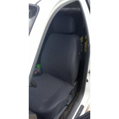 Чехлы на авто SUBARU Forester 2003-2007 (SG) Kombi POK-TER Draft Line с серой вставкой Київ