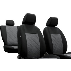 Авточехлы на сиденье для Nissan Note 2004-2013 Pok-ter Craft Line с серой вставкой Гуляйполе