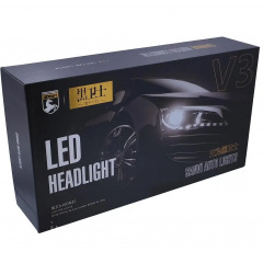 Комплект светодиодных ламп LED Sanvi V3 Pro H4 Canbus 6000k 35000Lm 100w 12v Токмак