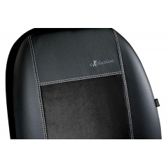 Авточехлы Bmw E46 1997-2006 POK-TER Exclusive екокожа с черной вставкой алькантары Луцк