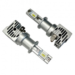 Комплект LED ламп HeadLight M3 H3 (Pk22s) 27W 9-32V 6000K с активным охлаждением Белая Церковь