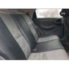 Авточехлы из экокожи Fiat Albea 2002-2012 POK-TER ELIT Premium с серой вставкой Мукачево