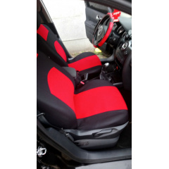 Авточехлы VOLKSWAGEN Golf 2004-2007 mk V POK-TER Classic Plus с красной вставкой Орехов