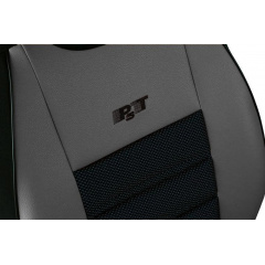 Накидки чехлы на передние сиденья AUDI A4 B7 2004-2008 POK-TER PsT серой вставкой Кам'янка-Дніпровська