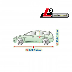 Чехол-тент для автомобиля Kegel-Blazusiak для CHEVROLET Lacetti kombi Mobile Garage L2 Hatchback/Combi (5-4105-248-3020) Орехов