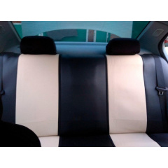 Авточехлы из эко кожи GEELY Emgrand EC7-RV 2009-2016 (2002-2011) POK-TER Road с бежевой вставкой Кропивницкий