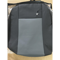 Авточехлы из эко кожи GEELY Emgrand X7 2013-2016 (2002-2011) POK-TER Road с серой вставкой Самбір