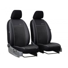 Чехлы на авто для SUZUKI SWIFT 2005-2010 POK-TER эко кожа с алькантарой Exclusive черные Киев