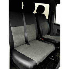 Авточехлы комбинированные IVECO Daily 1999-2006 POK-TER Unico 1+2 с серой вставкой Київ