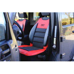 Авточехлы накидки для LANCIA DELTA 2008-2014 POK-TER GT красные Хмельницький