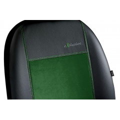 Чехлы на авто для MAZDA 6 2012-2022 POK-TER эко кожа с алькантарой Exclusive зеленые Запорожье