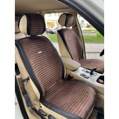 Накидки-чехлы на сиденье для PORSCHE MACAN 2014- AUAU Polosso Коричневый (42791815) Володарськ-Волинський
