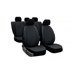 Авточехлы из эко кожи MAZDA 6 2008-2012 POK-TER PERLINE с черной вставкой Кам'янка-Дніпровська
