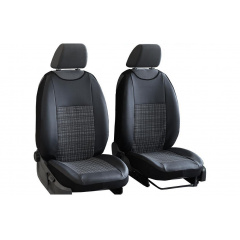 Накидки на сиденье для NISSAN Pulsar 2014- POK-TER Select Эко кожа с автотканью Долина