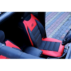 Авточехлы накидки для GEELY MR 2003-2008 (2002-2011) POK-TER GT красные (на передние сиденья) Мукачево