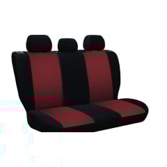 Авточехлы на сиденья Pok-ter VIP Renault Clio 2005-2012 с красной вставкой гобелен Київ