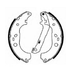 Тормозные колодки Bosch барабанные задние FORD/Focus 1,6-2,0 05-11 PR2 0986487810 Дніпро