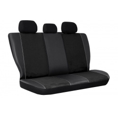 Авточехлы Hyundai Accent 1999-2012 POK-TER Exclusive екокожа с черной вставкой алькантары Акимовка
