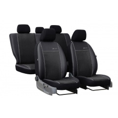 Авточехлы Ford Focus 2004-2011 POK-TER Exclusive екокожа с черной вставкой алькантары Петрово