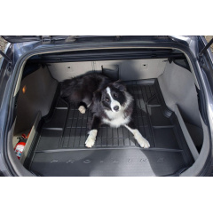 3D Резиновий коврик Frogum в багажник Peugeot 2008 5d 2013- TM549925 Орехов