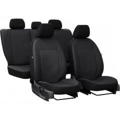 Авточехлы из эко кожи Nissan Sentra (2000-2006) POK-TER Road с черной вставкой Братское