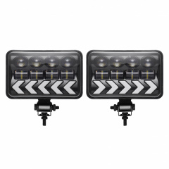 Комплект светодиодных фар AllLight JR-5-40W ближний/дальний с DRL и поворотником (2 шт) Київ