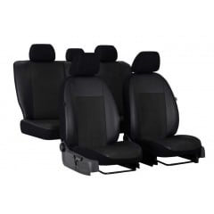 Авто чехлы комбинированые FIAT Doblo 2004-2009 POK-TER Unico Premium с черной вставкой Іршава