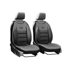 Авточехлы накидки для MITSUBISHI OUTLANDER 2012-2020 POK-TER GT серые на передние сиденья Мукачево
