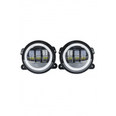 Противотуманные фары OEM Volkswagen T5 в бампер с линзами габарит и поворот Led 60 Ватт 2 шт (T5Led) Львів