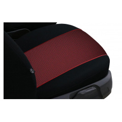Авточехлы на сиденья Pok-ter VIP Ford Focus 2004-2011 с красной вставкой гобелен Нововолинськ