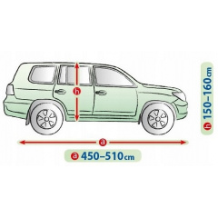 Чехол-тент для автомобиля CITROEN DS7 Kegel-Blazusiak Basic Garage XL Road/SUV Серый (5-3969-241-3021) Кушугум