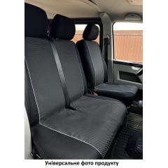Авточехлы с автоткани для OPEL Vivaro A 2001-2014 POK-TER VIP 1+2 с красной вставкой Винница