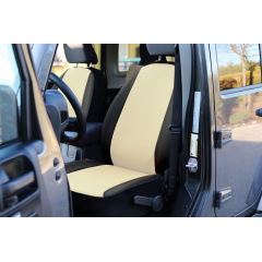 Авточехлы из эко кожи GEELY Emgrand EC7-RV 2009-2016 (2002-2011) POK-TER PERLINE с бежевой вставкой Київ