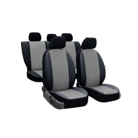 Авточехлы из эко кожи HYUNDAI ix35 2010-2017 POK-TER PERLINE с серой вставкой