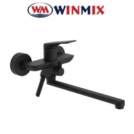 Змішувач для ванни Winmix Premium DERBY EURO BLACK (Chr-006), Польща