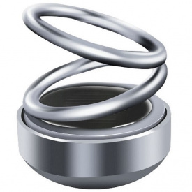 Ароматизатор в автомобиль Левитирующие кольца от солнечного света MIO + 1 сменный картридж Серый (050967)